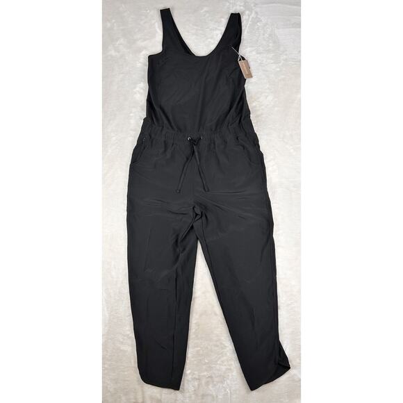 Patagonia Fleetwith Romper Black XL NWT Women’s Pant romper Draw Strings Travel - Picture 1 of 12